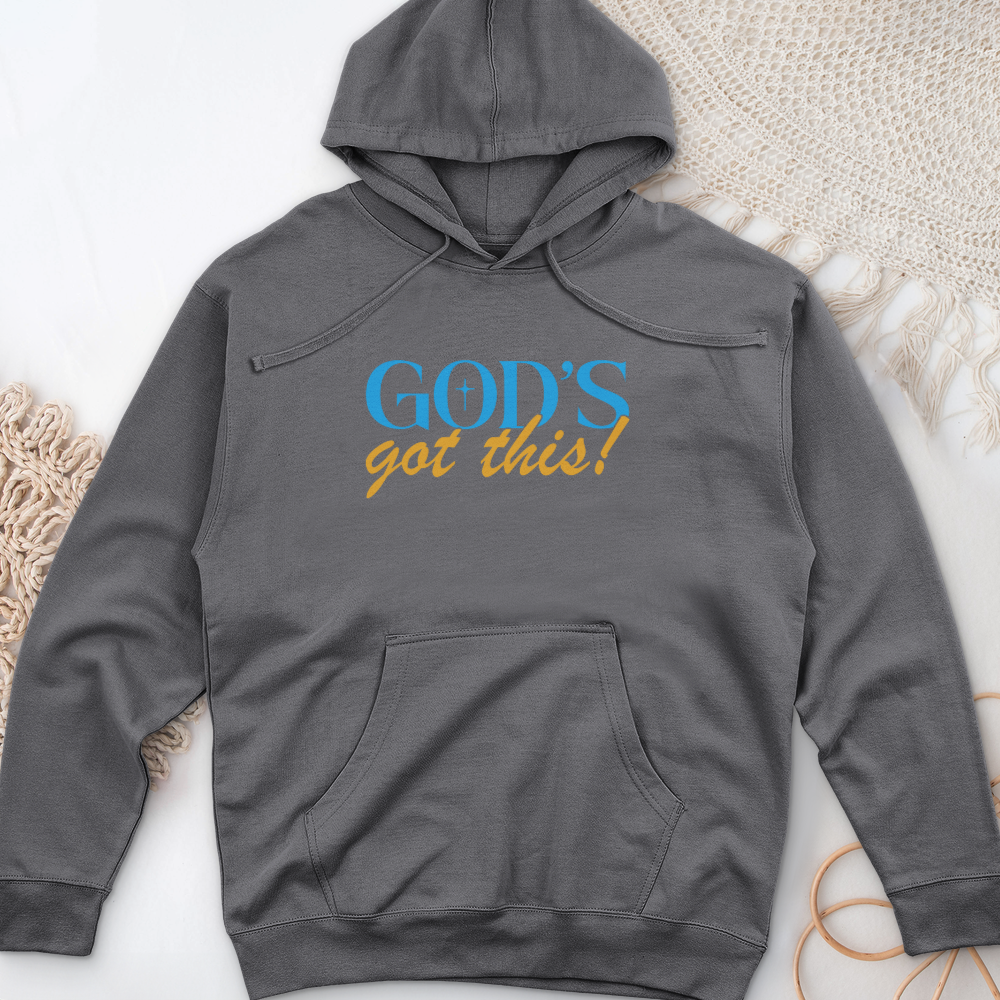 God's Got This! Midweight Hooded Sweatshirt