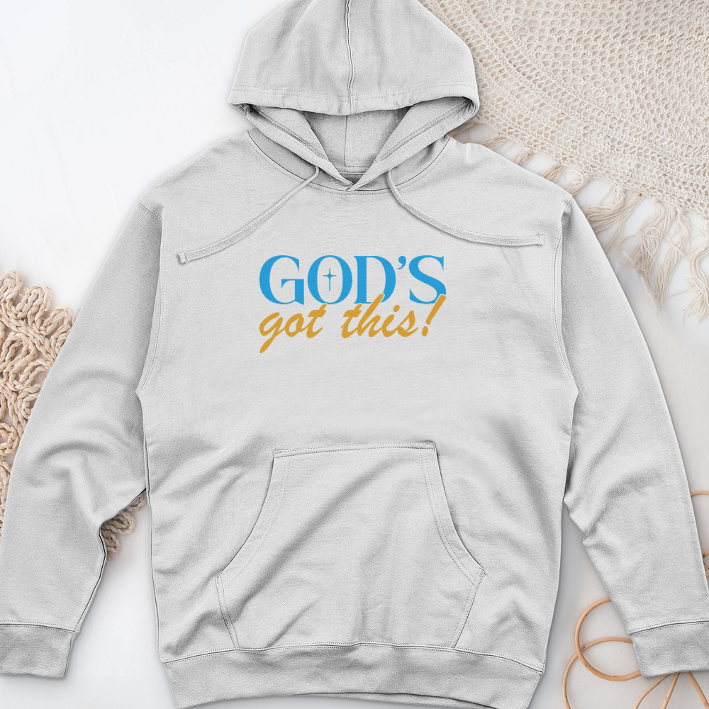 God's Got This! Midweight Hooded Sweatshirt