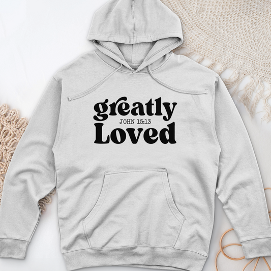 Greatly Loved Midweight Hooded Sweatshirt