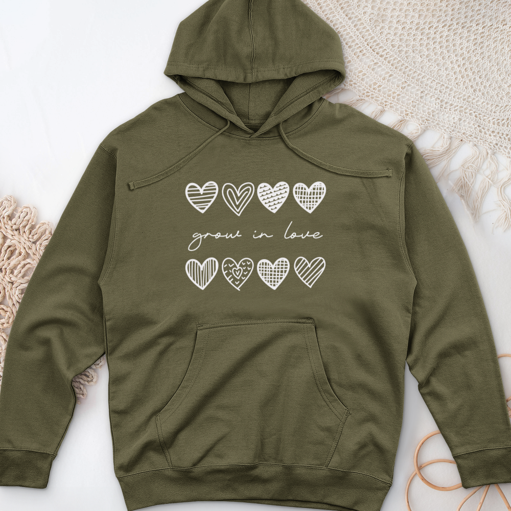 Grow In Love Midweight Hooded Sweatshirt