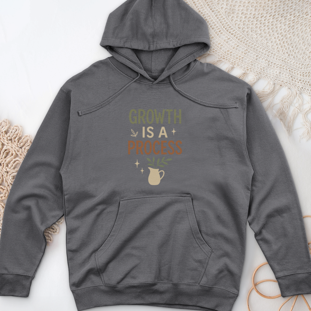 Growth Is A Process Midweight Hooded Sweatshirt