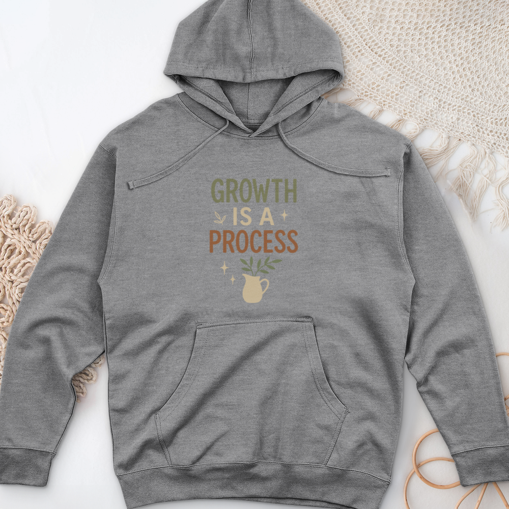 Growth Is A Process Midweight Hooded Sweatshirt