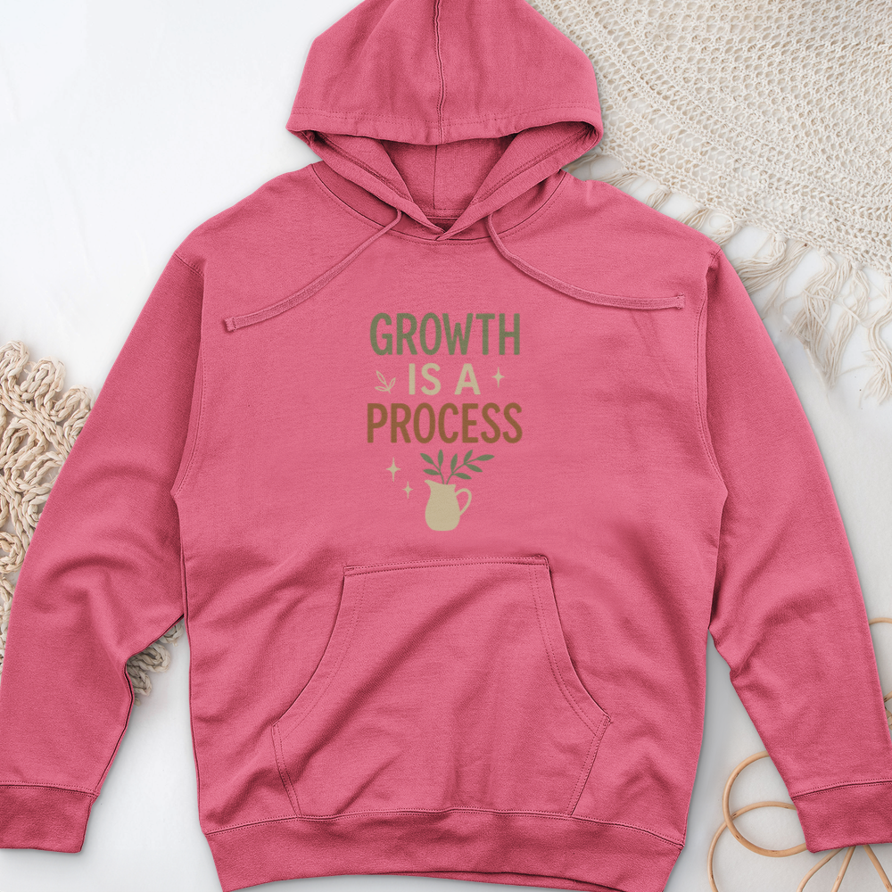 Growth Is A Process Midweight Hooded Sweatshirt