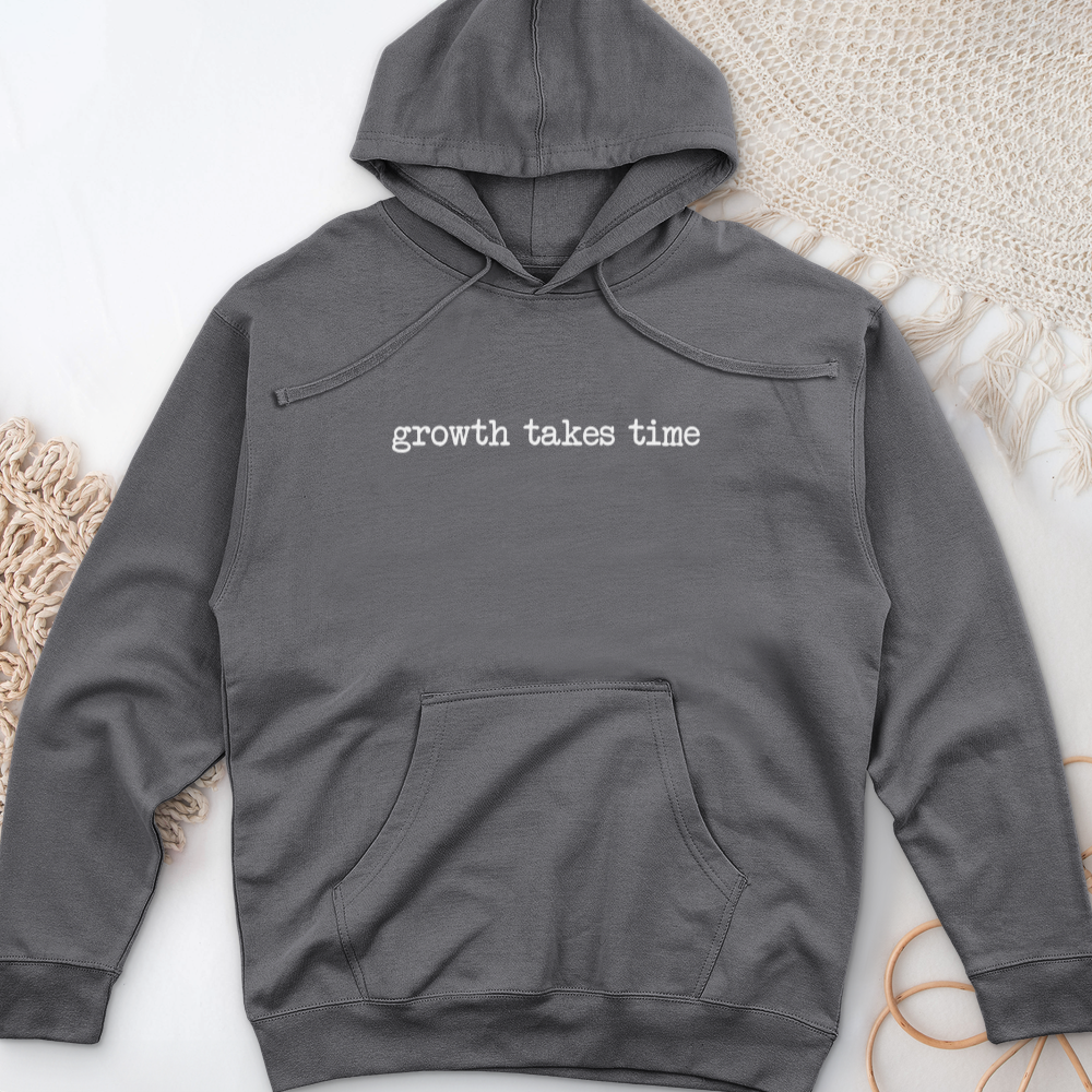 Growth Takes Time Midweight Hooded Sweatshirt