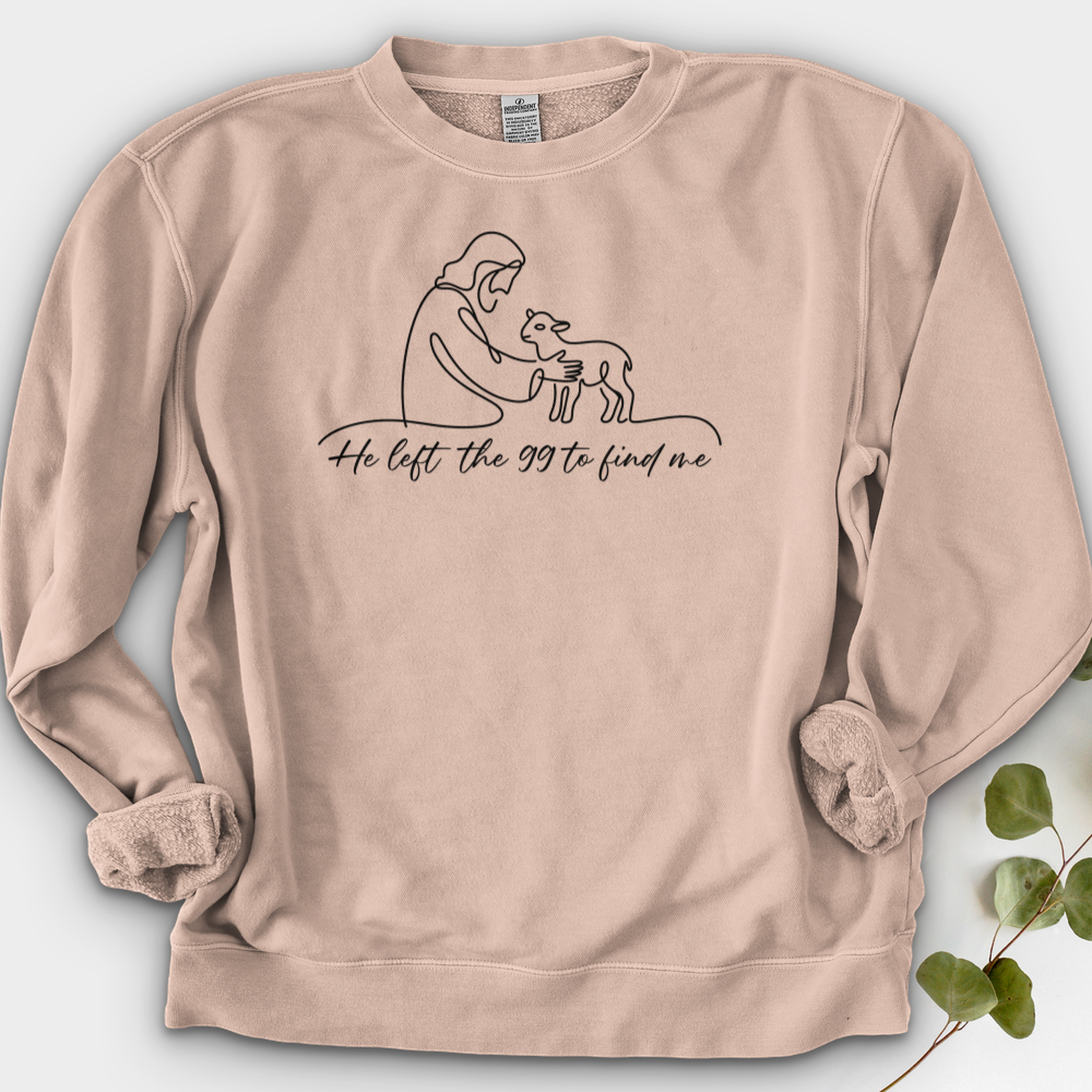 He Left the 99 to Find Me Crewneck