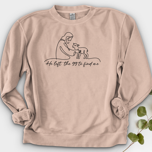 He Left the 99 to Find Me Crewneck