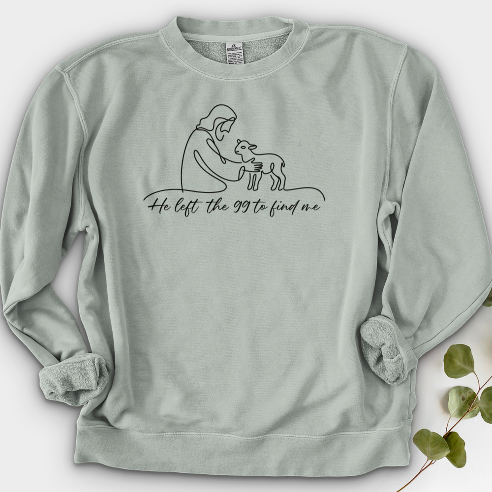 He Left the 99 to Find Me Crewneck