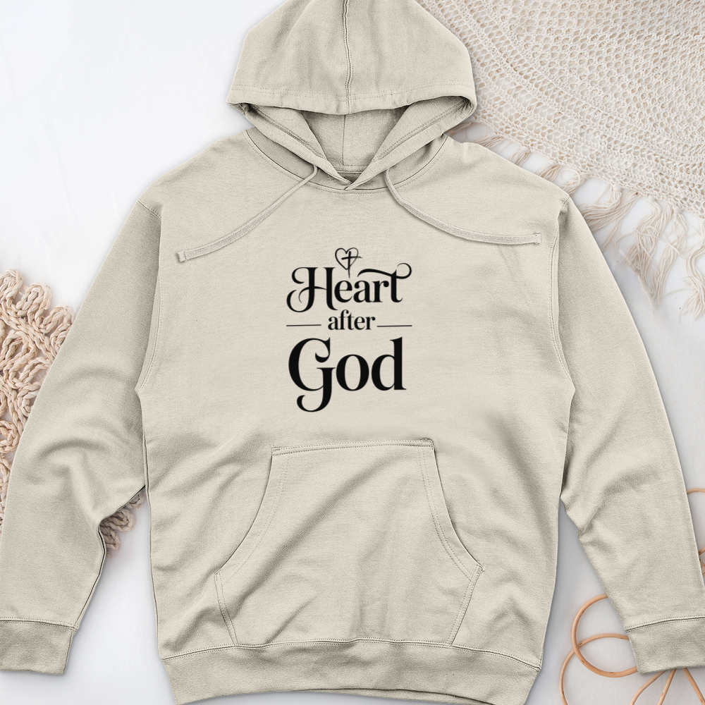 Heart After God Midweight Hooded Sweatshirt