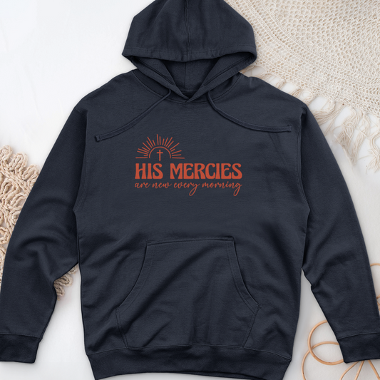 His Mercies 2 Midweight Hooded Sweatshirt