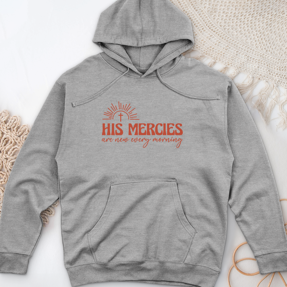 His Mercies 2 Midweight Hooded Sweatshirt