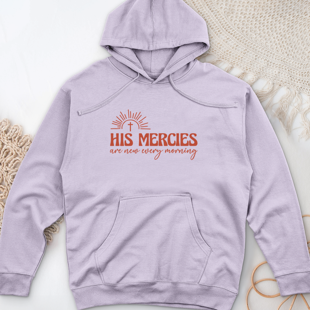 His Mercies 2 Midweight Hooded Sweatshirt