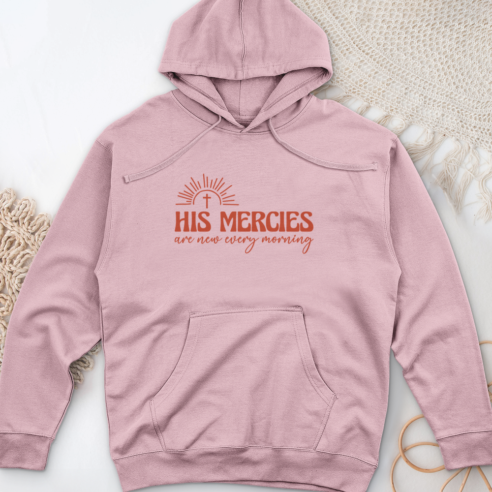 His Mercies 2 Midweight Hooded Sweatshirt