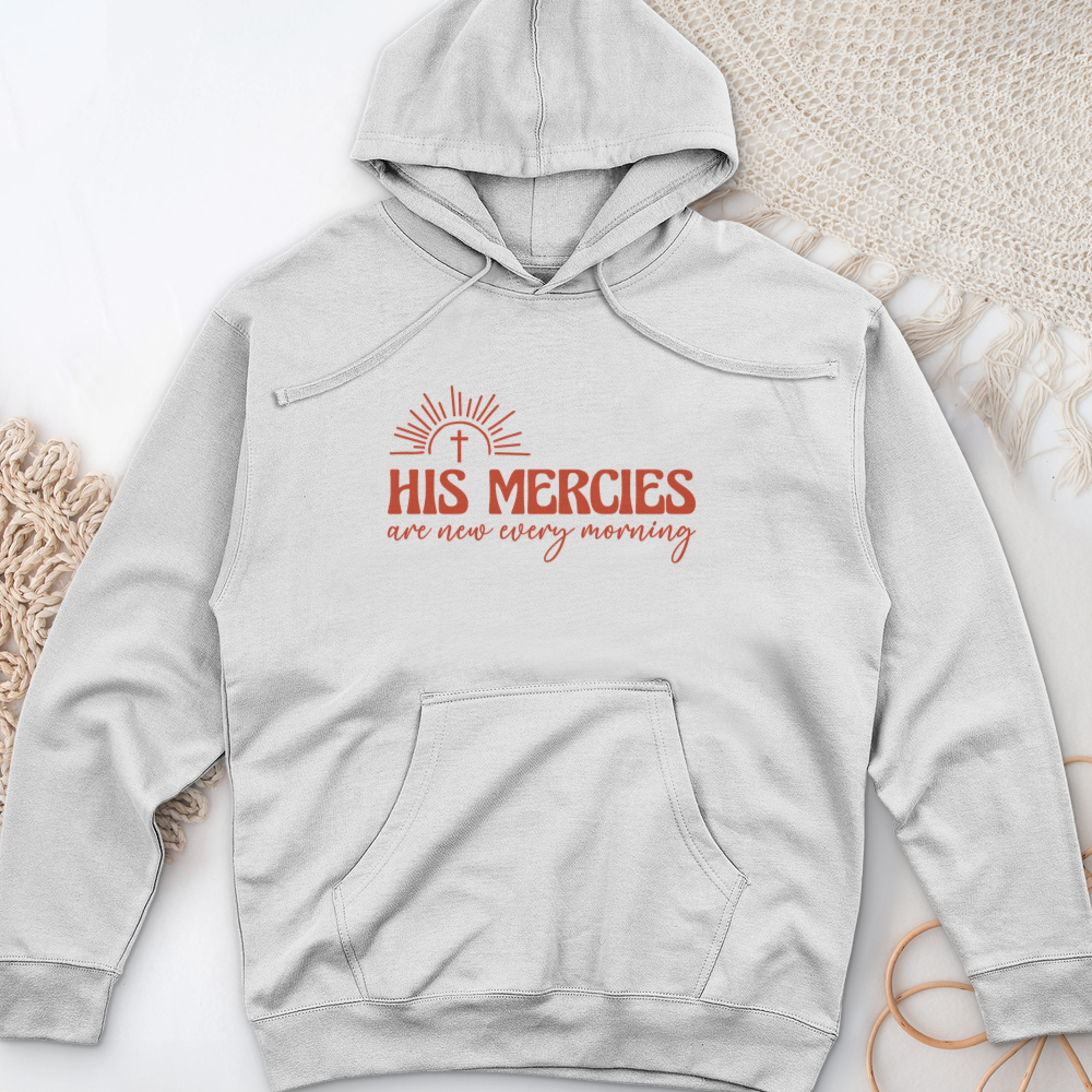 His Mercies 2 Midweight Hooded Sweatshirt