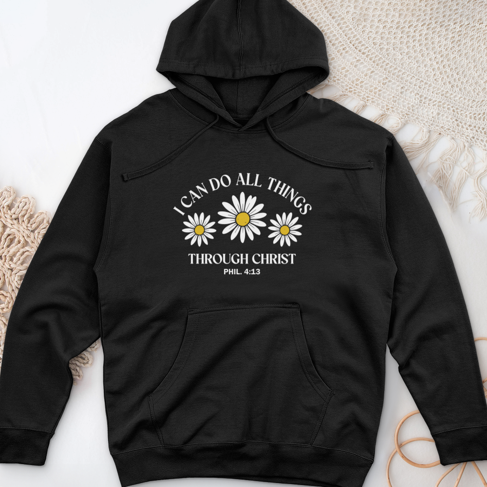 I Can Do All Things Midweight Hooded Sweatshirt