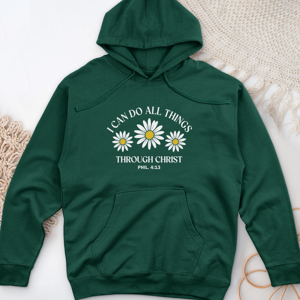I Can Do All Things Midweight Hooded Sweatshirt