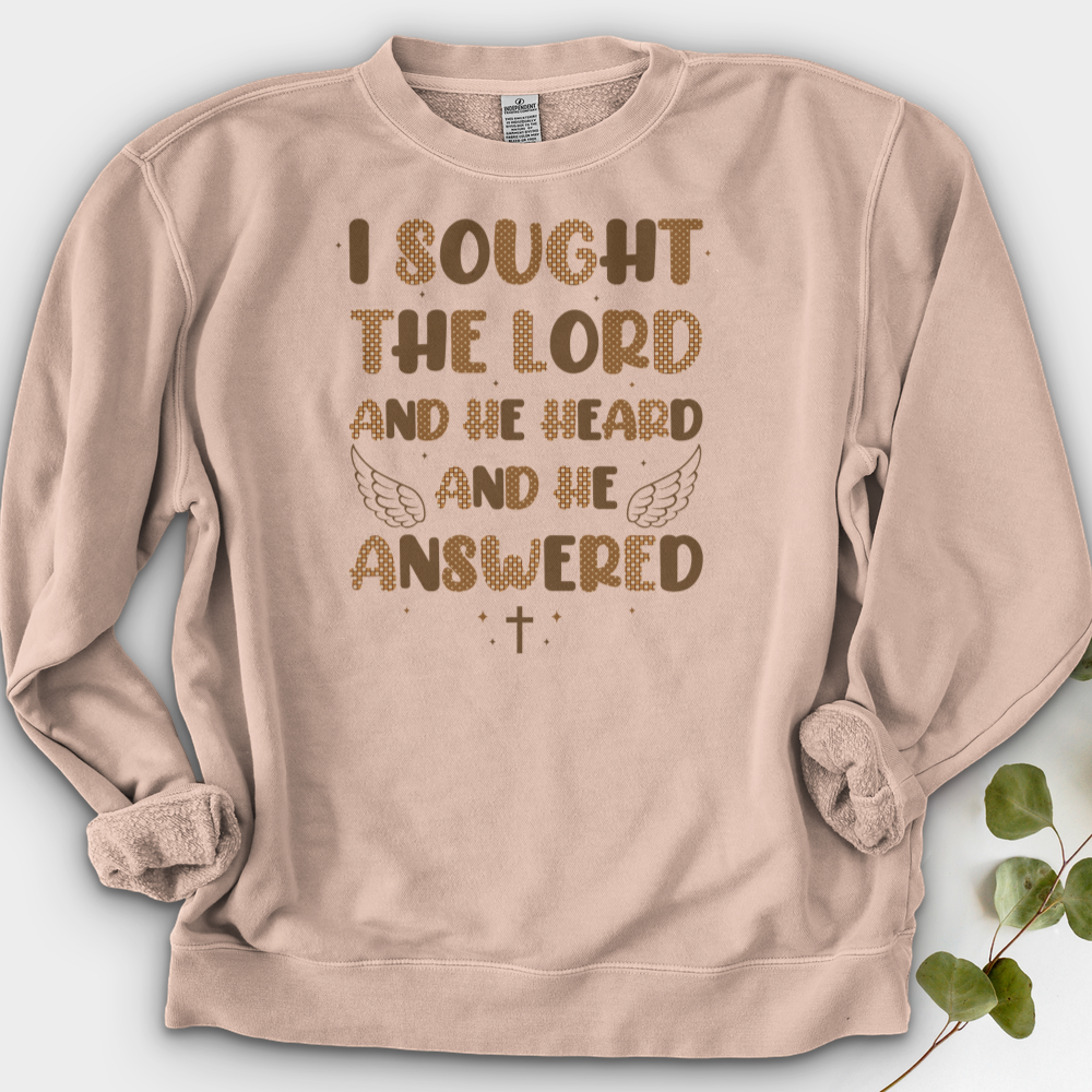 I Sought The Lord Crewneck