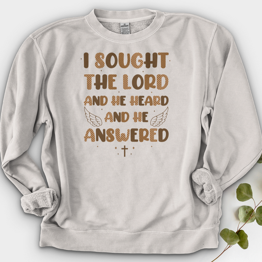 I Sought The Lord Crewneck
