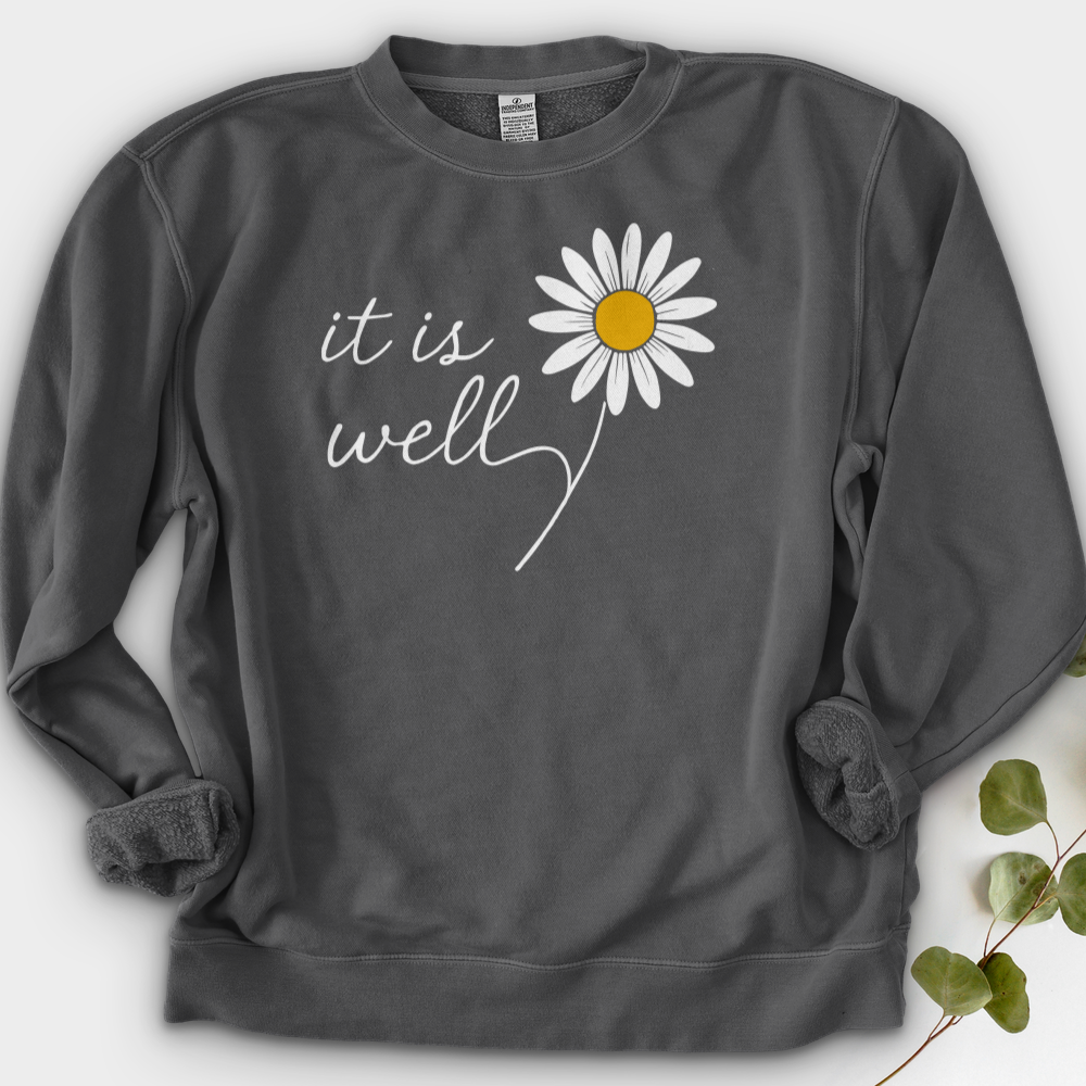 It is Well Daisy Crewneck