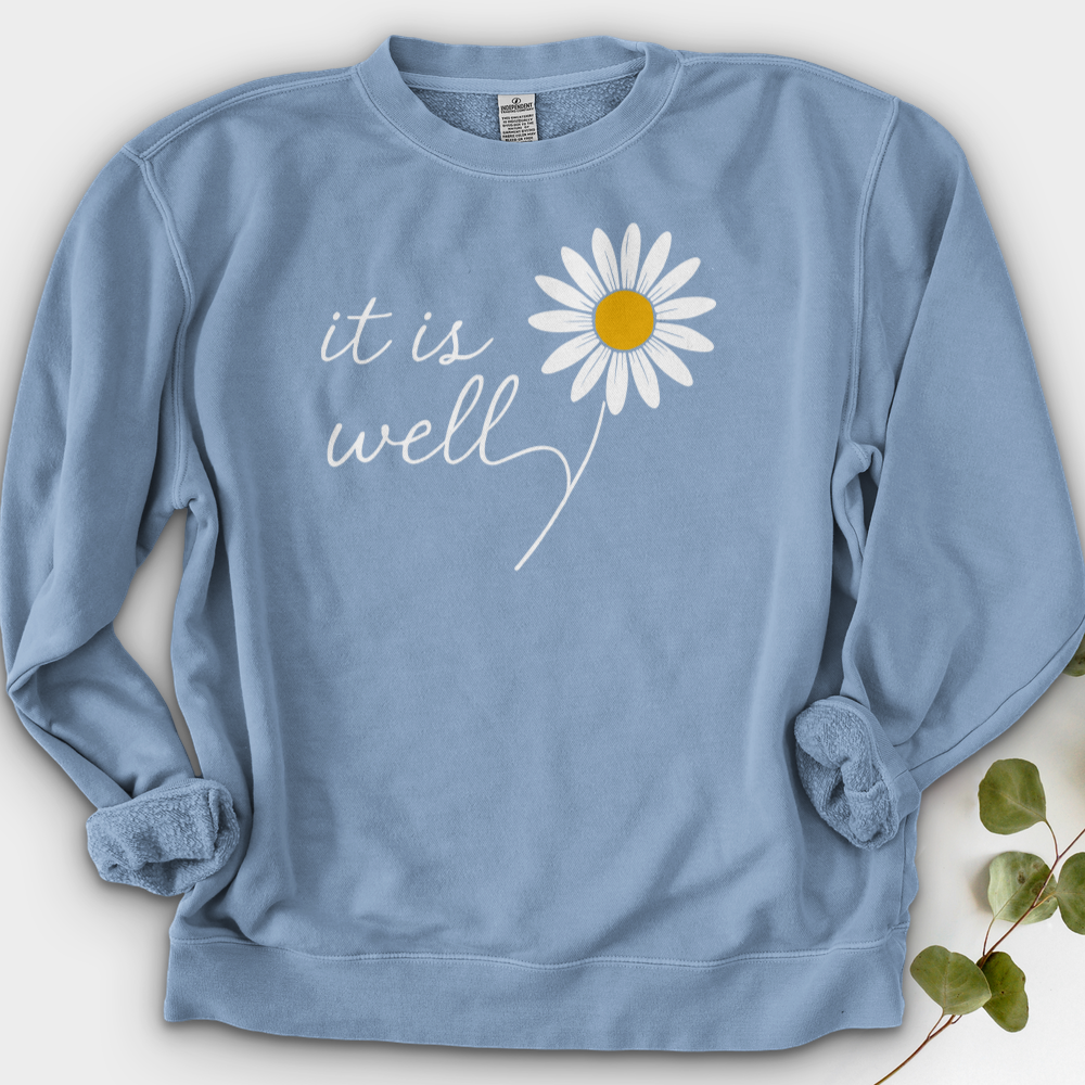 It is Well Daisy Crewneck