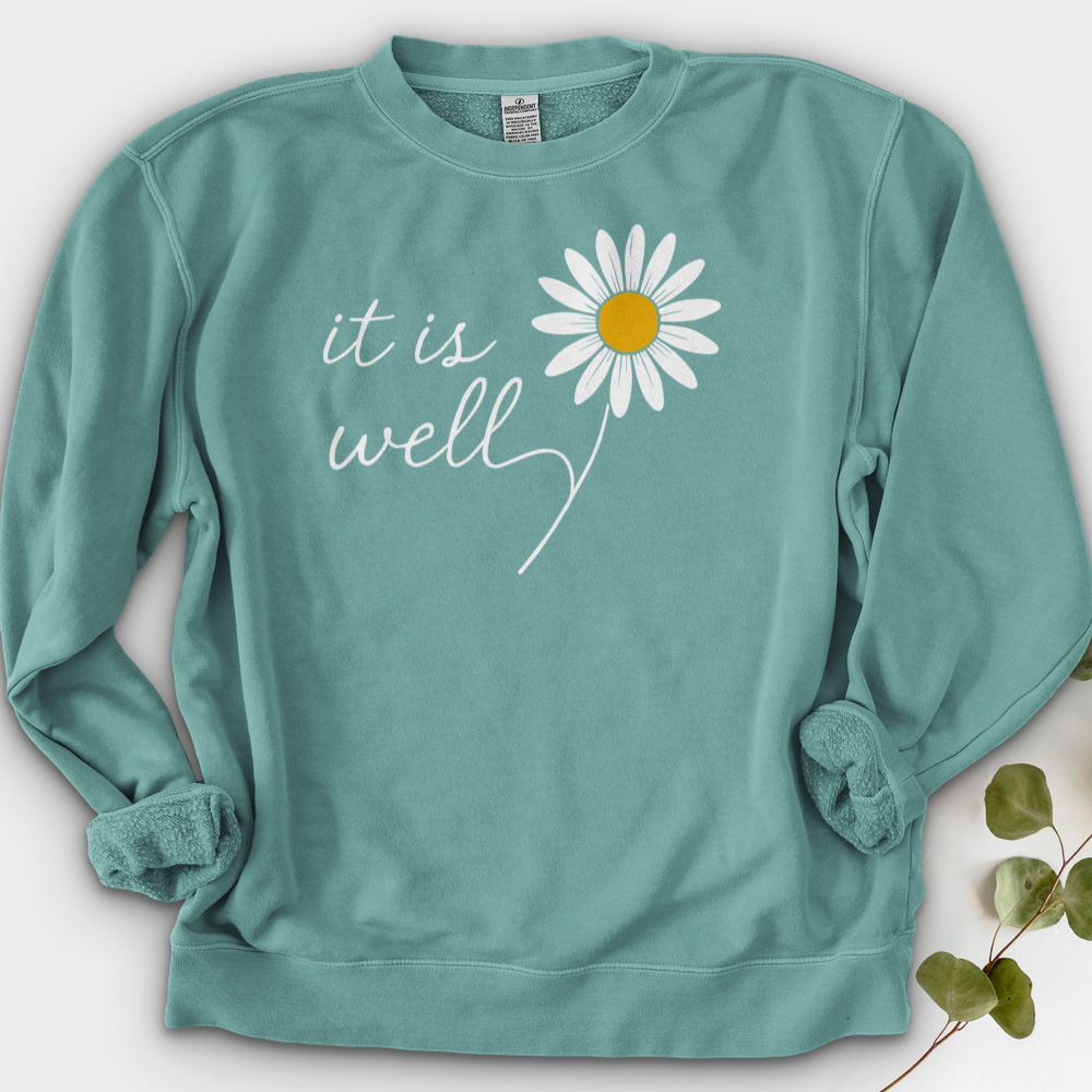 It is Well Daisy Crewneck