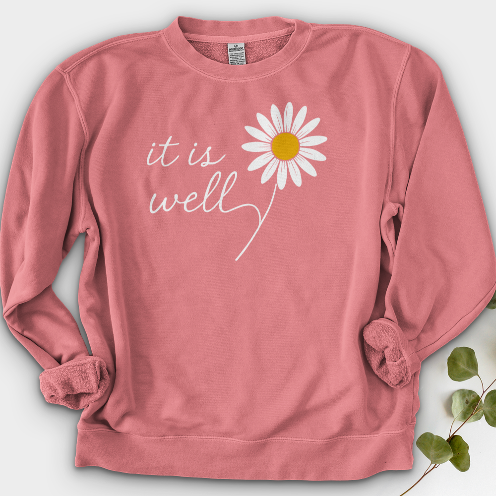It is Well Daisy Crewneck