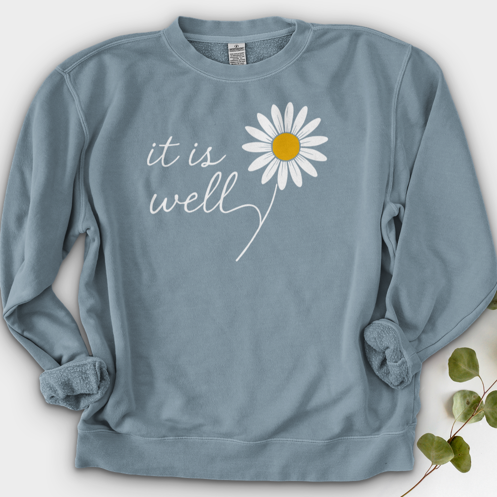 It is Well Daisy Crewneck