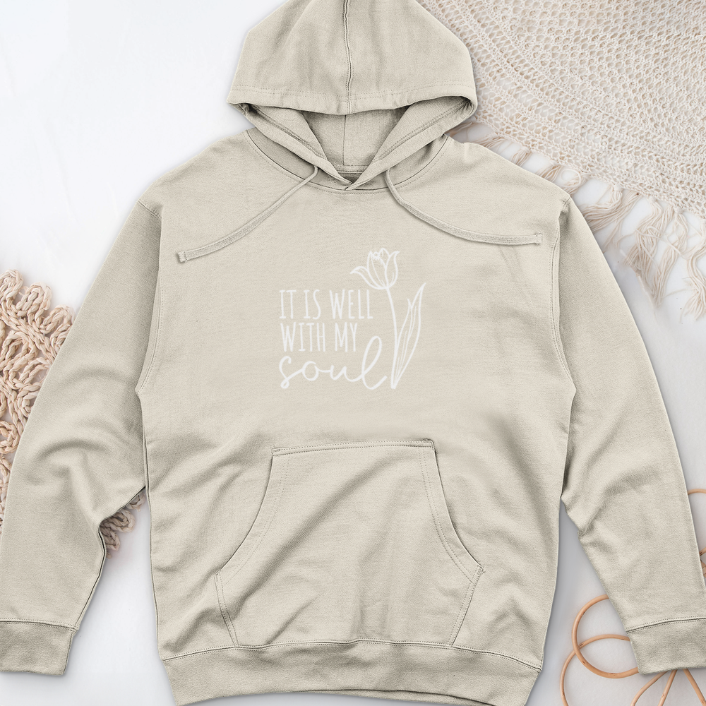 It is Well With my Soul Midweight Hooded Sweatshirt