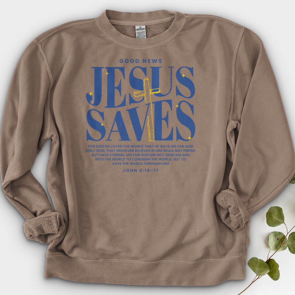 JESUS SAVES 2 Crewneck