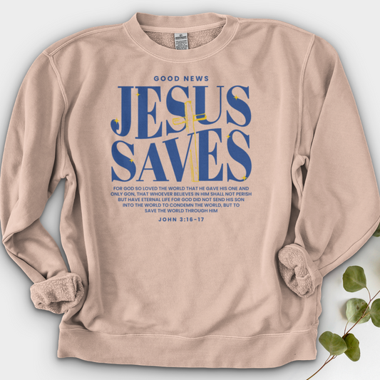 JESUS SAVES 2 Crewneck