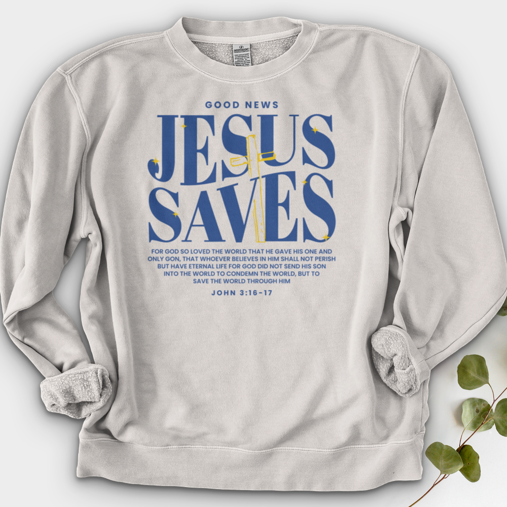 JESUS SAVES 2 Crewneck