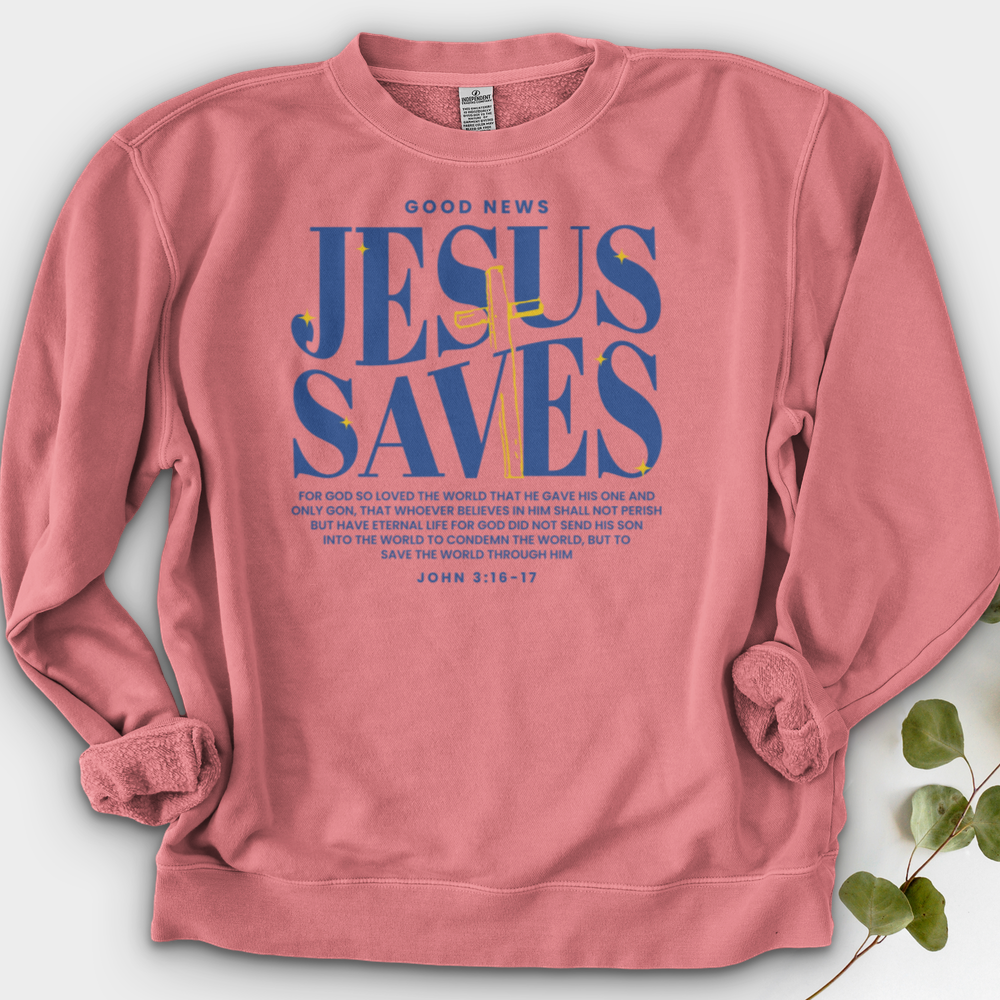 JESUS SAVES 2 Crewneck