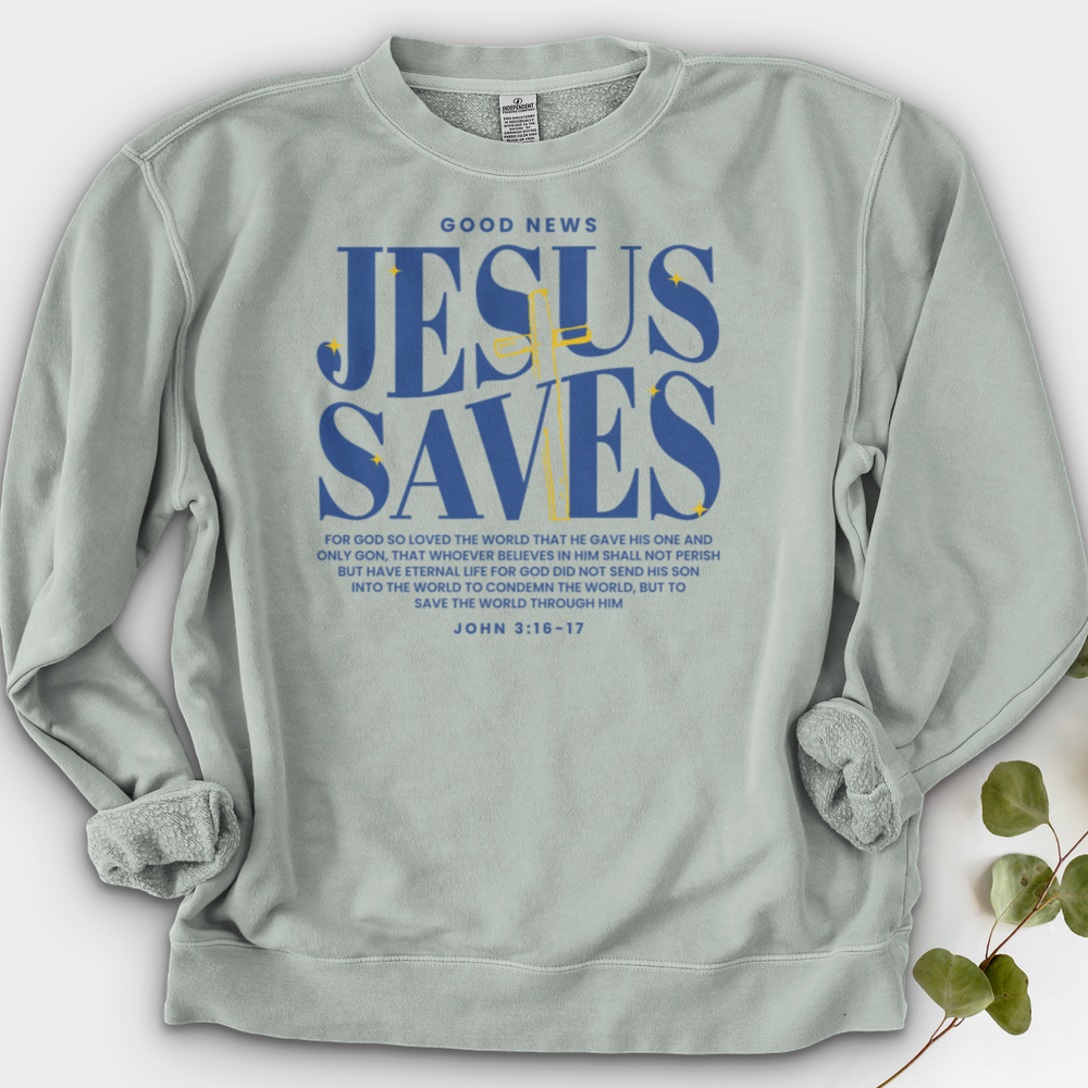 JESUS SAVES 2 Crewneck