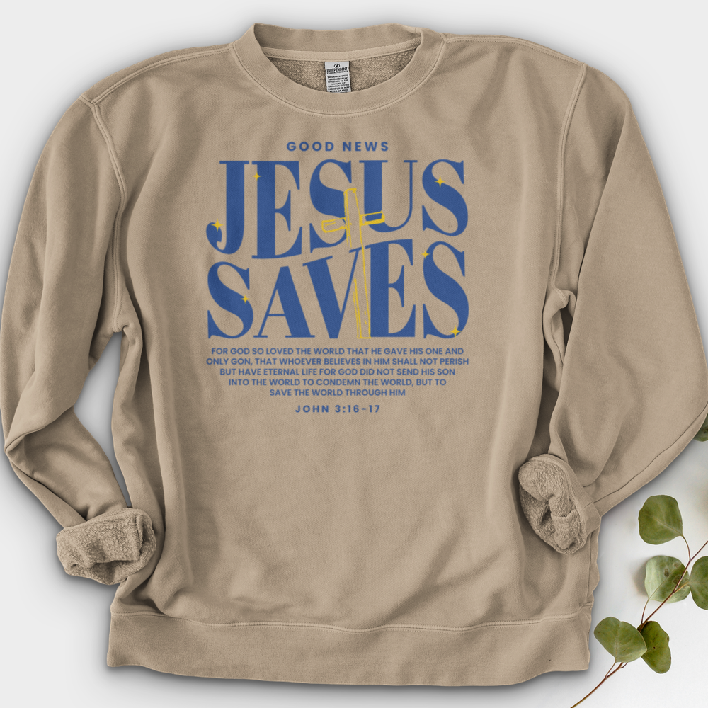 JESUS SAVES 2 Crewneck