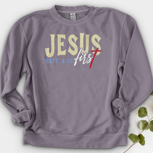 Jesus First Crewneck