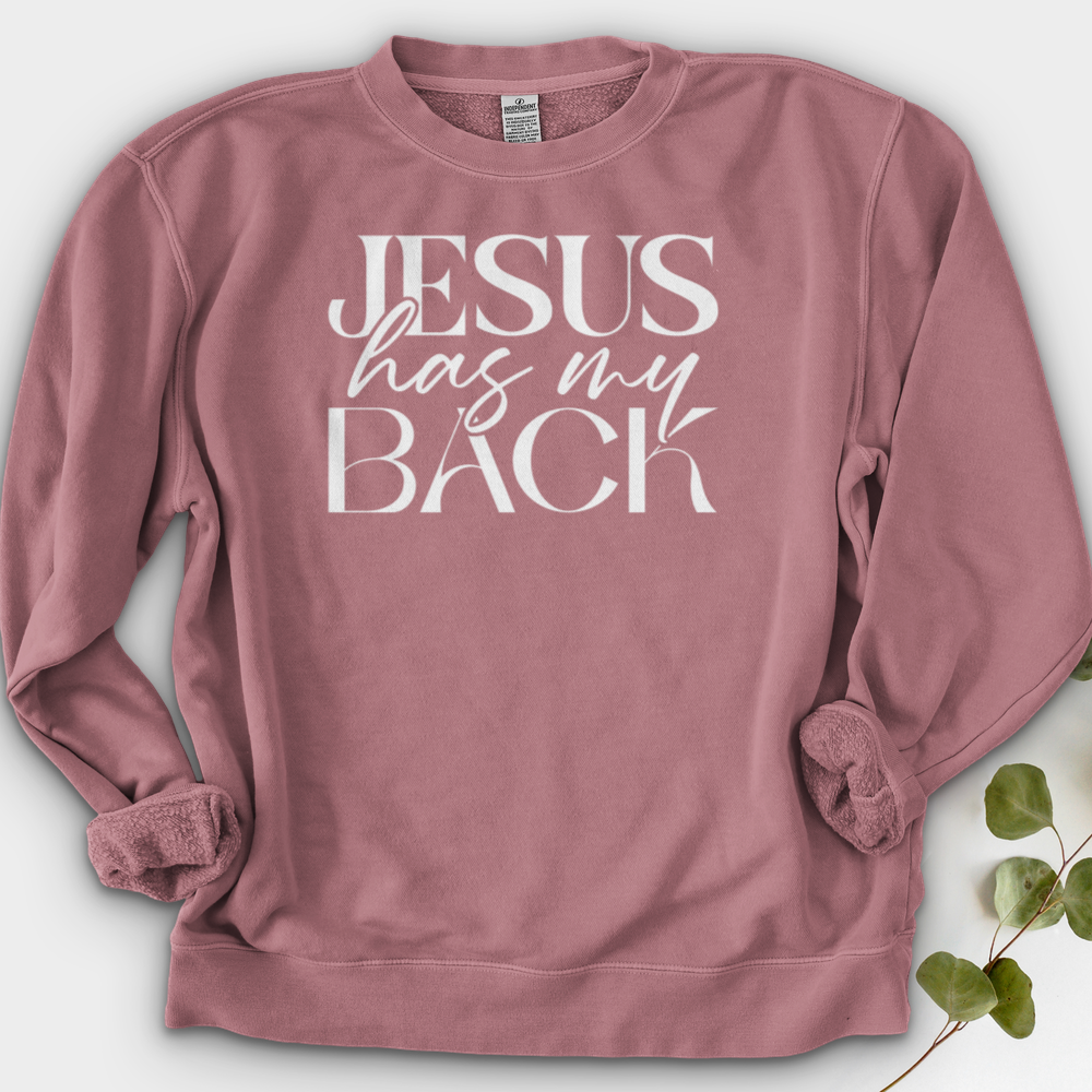 Jesus Has My Back Crewneck