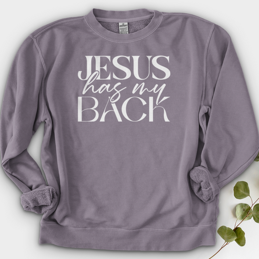 Jesus Has My Back Crewneck