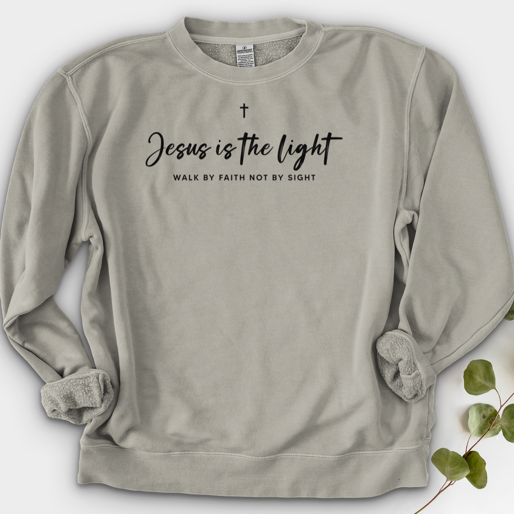 Jesus Is The Light Crewneck
