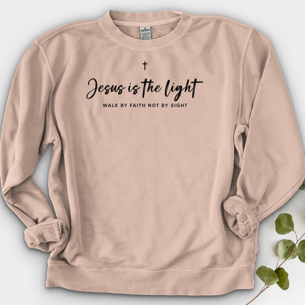 Jesus Is The Light Crewneck