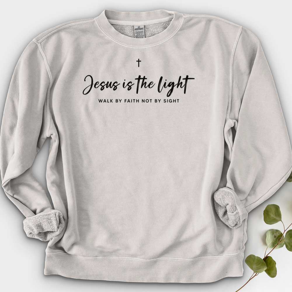 Jesus Is The Light Crewneck