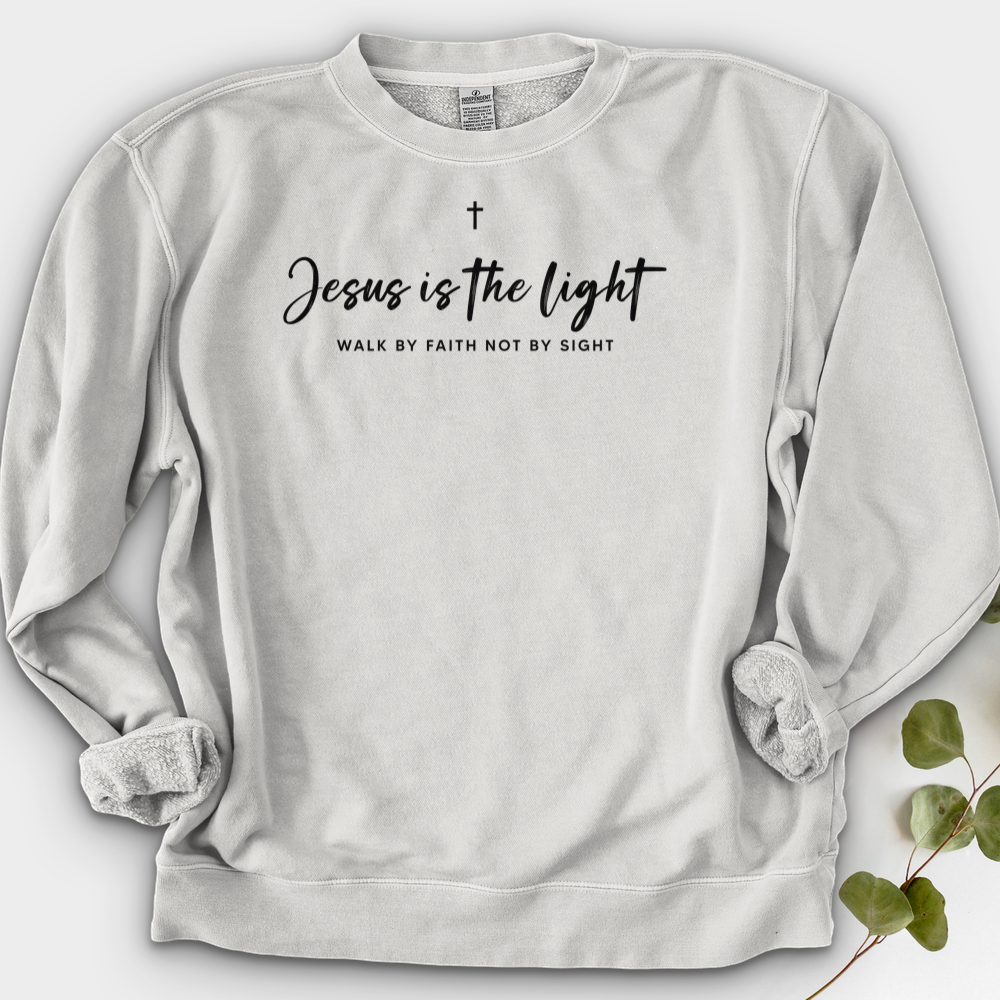 Jesus Is The Light Crewneck