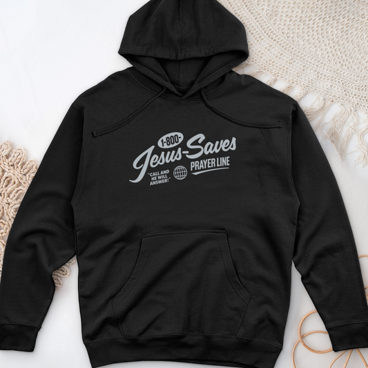 Jesus Saves Midweight Hooded Sweatshirt