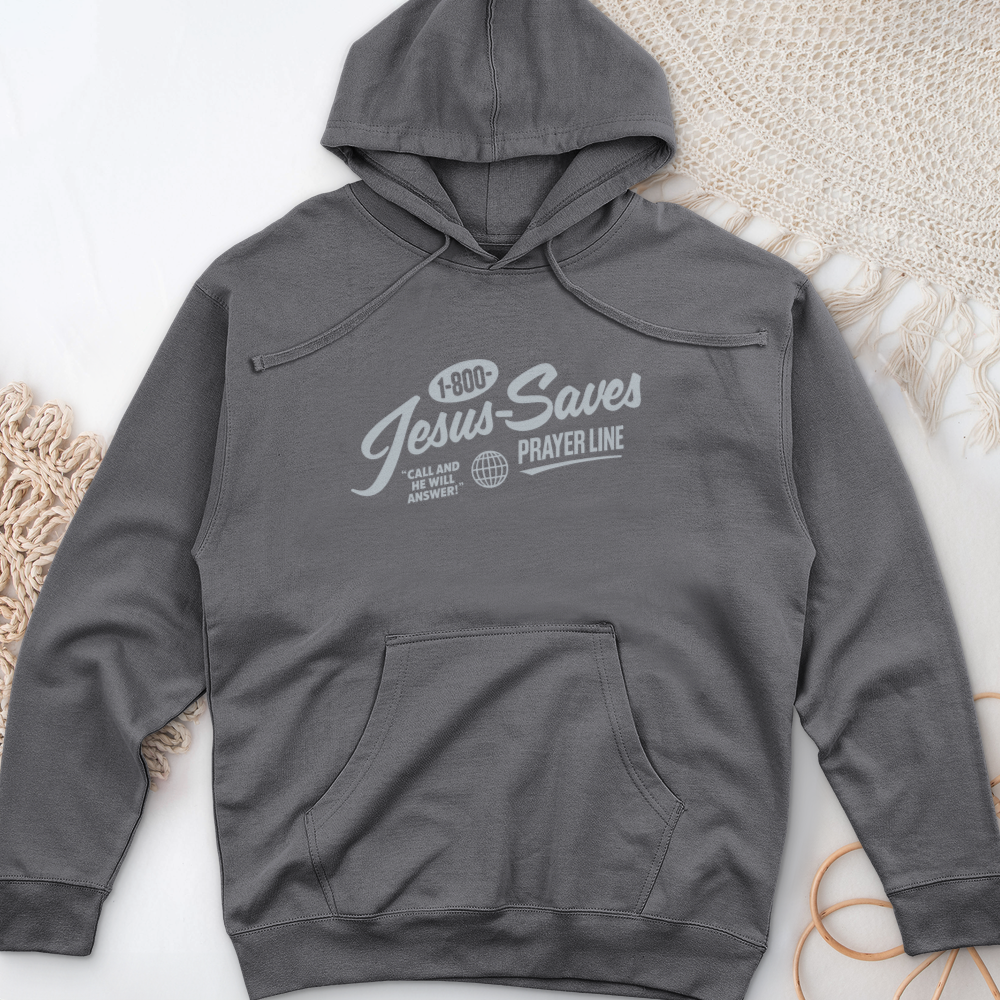 Jesus Saves Midweight Hooded Sweatshirt