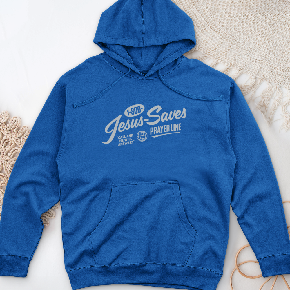 Jesus Saves Midweight Hooded Sweatshirt