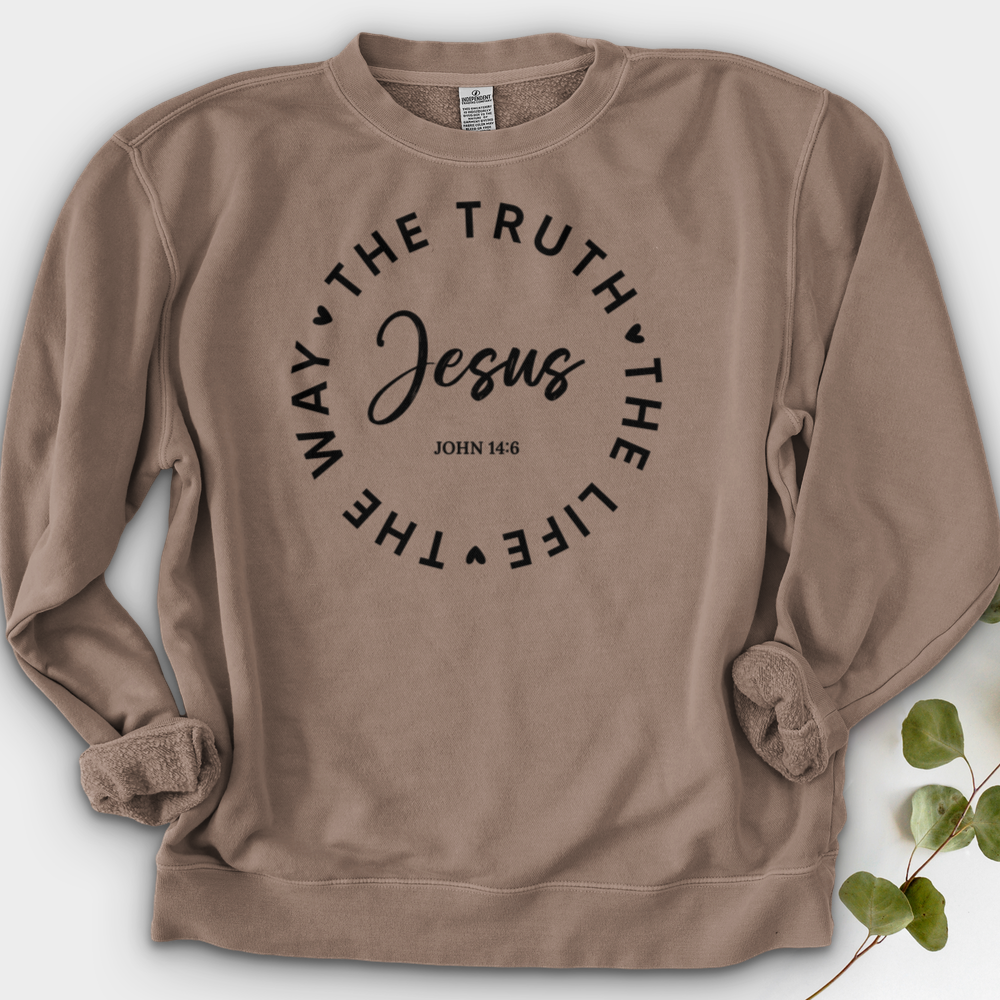 Jesus - The way, The Truth, The Life Crewneck