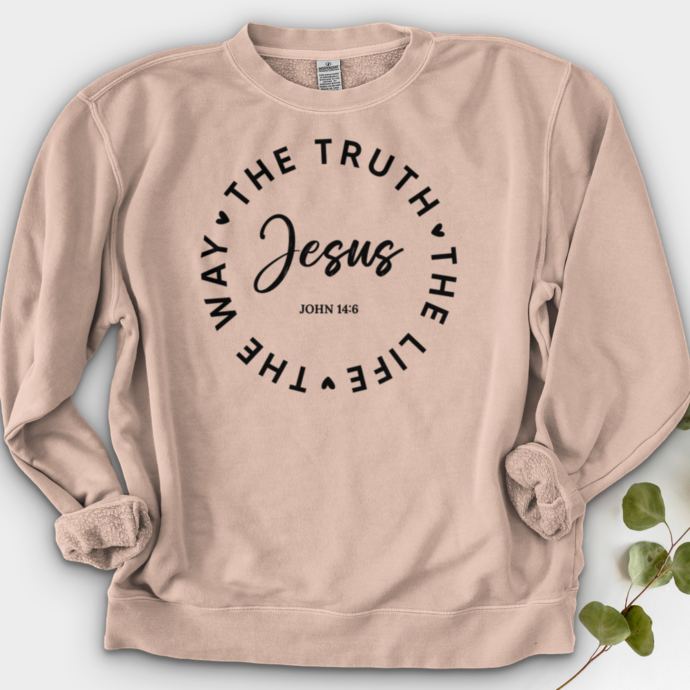 Jesus - The way, The Truth, The Life Crewneck