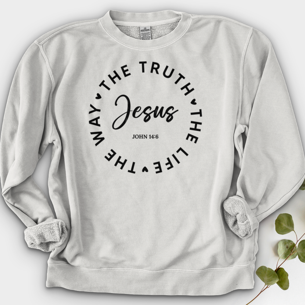 Jesus - The way, The Truth, The Life Crewneck
