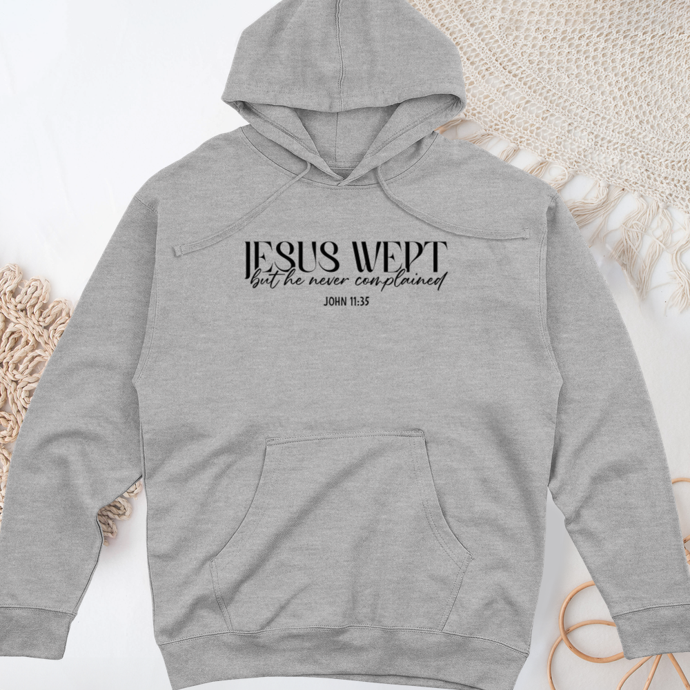 Jesus Wept Midweight Hooded Sweatshirt