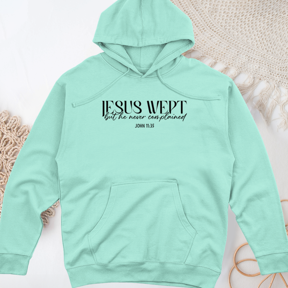Jesus Wept Midweight Hooded Sweatshirt