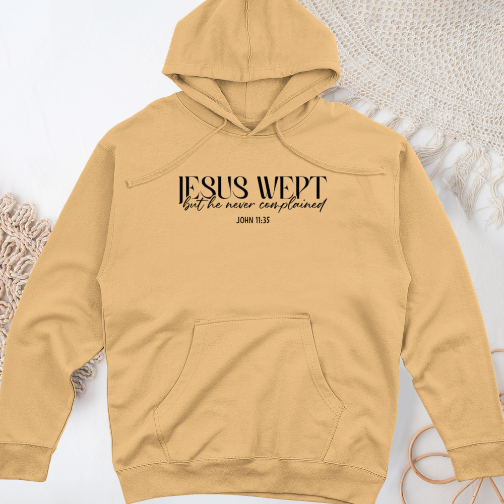 Jesus Wept Midweight Hooded Sweatshirt