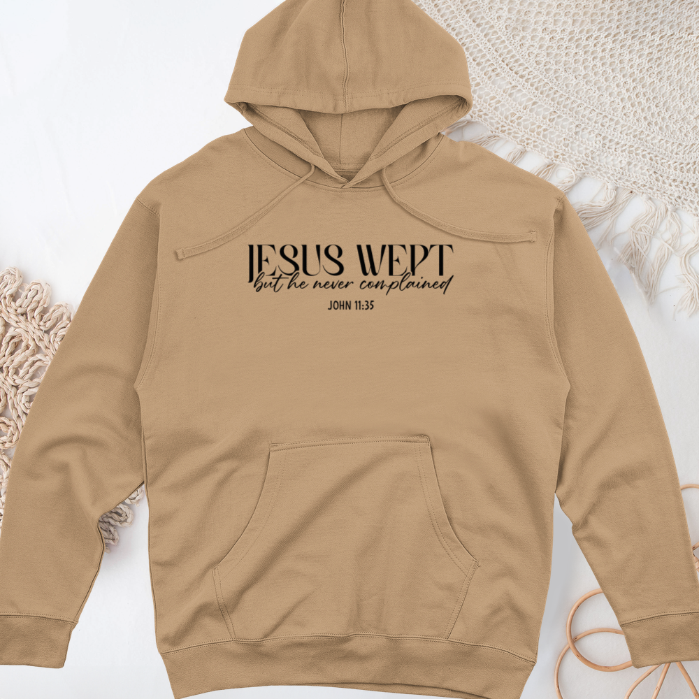Jesus Wept Midweight Hooded Sweatshirt